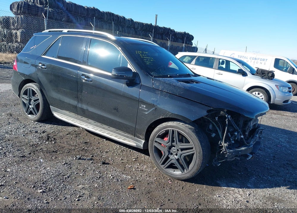 2015 MERCEDES-BENZ ML 63 AMG 4MATIC VIN: 4JGDA7EB9FA471256
