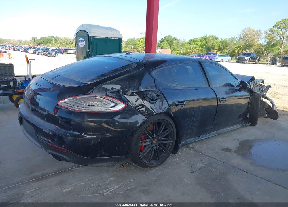 2015 PORSCHE PANAMERA TURBO VIN: WP0AC2A78FL070114