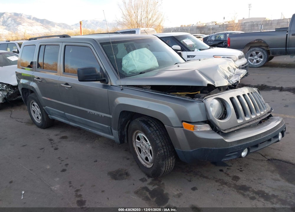 2011 JEEP PATRIOT SPORT VIN: 1J4NT1GA8BD194915