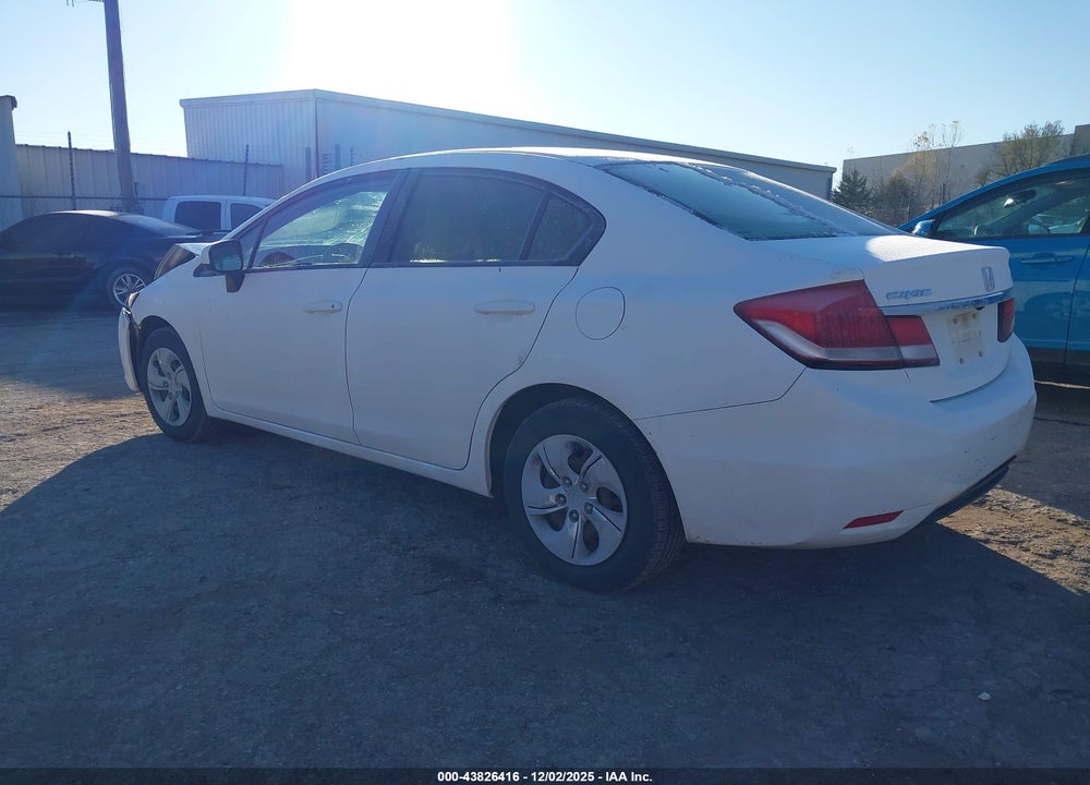 2014 HONDA CIVIC LX VIN: 19XFB2F59EE041664