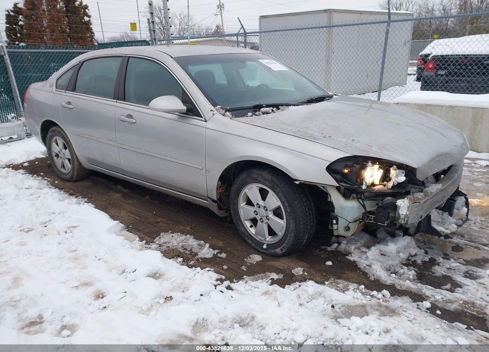 2008 CHEVROLET IMPALA LT VIN: 2G1WT55N581259515