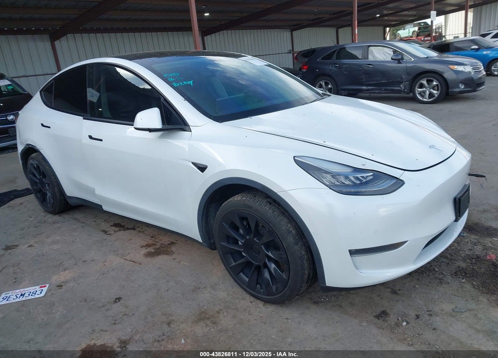 2020 TESLA MODEL Y LONG RANGE DUAL MOTOR ALL-WHEEL DRIVE VIN: 5YJYGDEE6LF048473