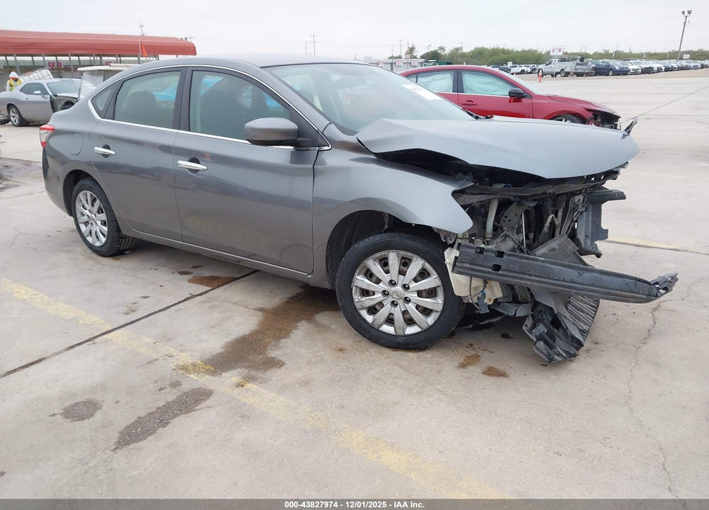 2015 NISSAN SENTRA S VIN: 3N1AB7AP6FY280155