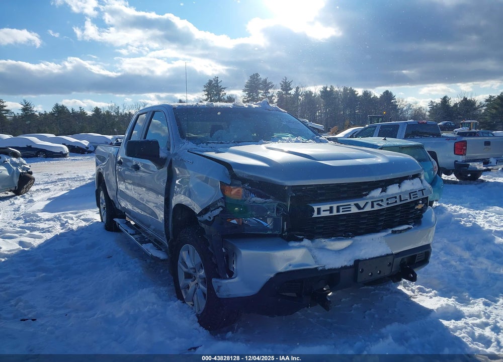 2021 CHEVROLET SILVERADO 1500 4WD  STANDARD BED CUSTOM VIN: 1GCRYBEF2MZ335920