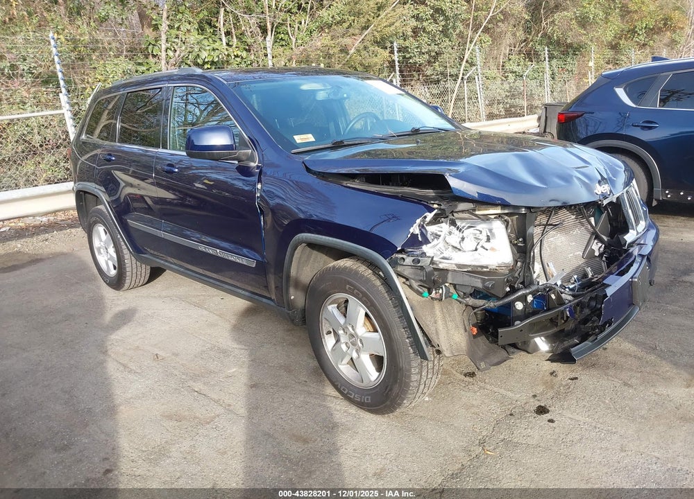 2013 JEEP GRAND CHEROKEE LAREDO VIN: 1C4RJFAG1DC587252