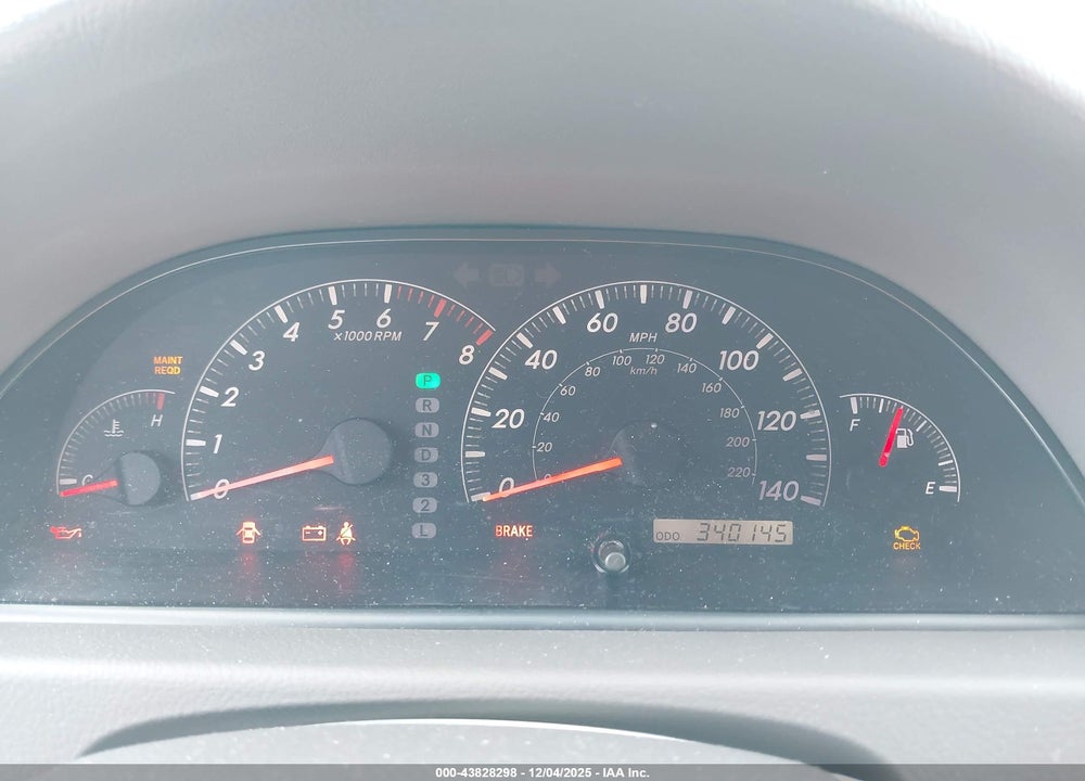 2005 TOYOTA CAMRY LE VIN: 4T1BE32K35U596288