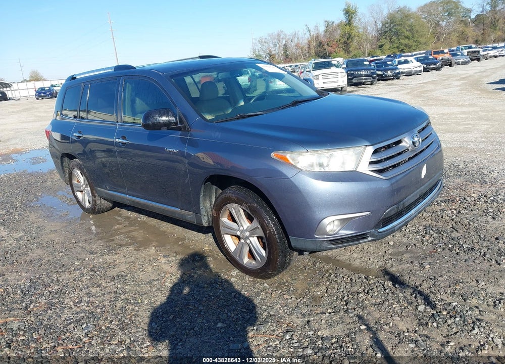 2013 TOYOTA HIGHLANDER LIMITED V6 VIN: 5TDYK3EH0DS129629