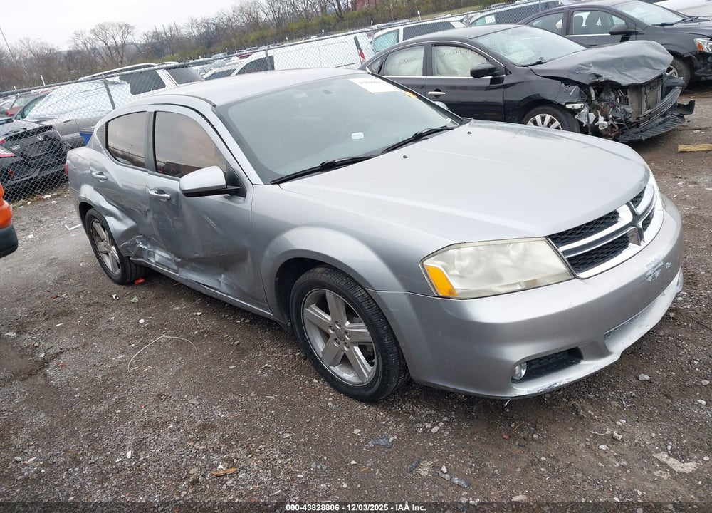 2013 DODGE AVENGER SXT VIN: 1C3CDZCBXDN681509