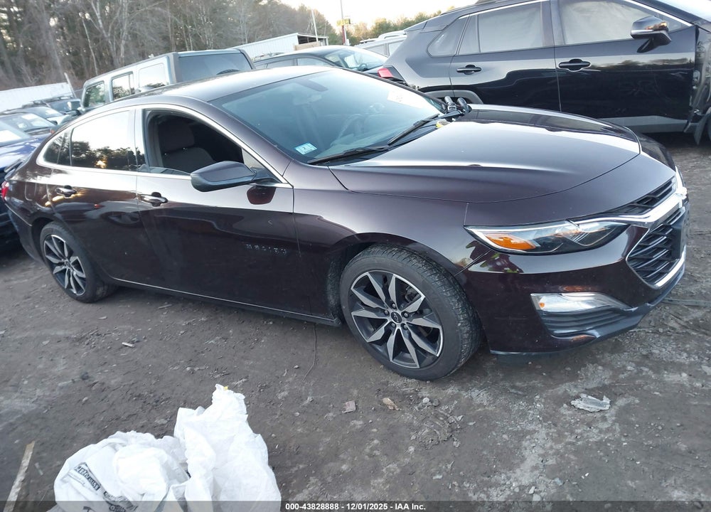 2021 CHEVROLET MALIBU FWD RS VIN: 1G1ZG5ST9MF078408