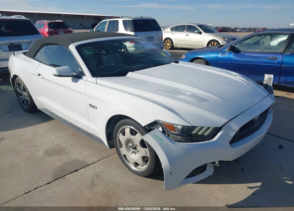 2016 FORD MUSTANG GT PREMIUM VIN: 1FATP8FF1G5291226