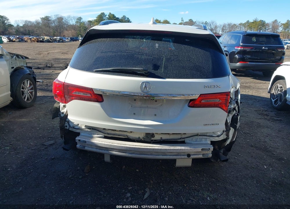 2017 ACURA MDX ADVANCE PACKAGE VIN: 5FRYD4H80HB003615