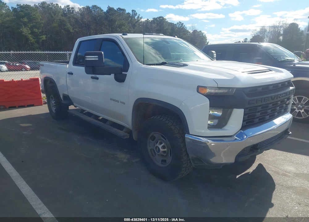 2020 CHEVROLET SILVERADO 2500HD 4WD  STANDARD BED WT VIN: 1GC4YLEY4LF349111