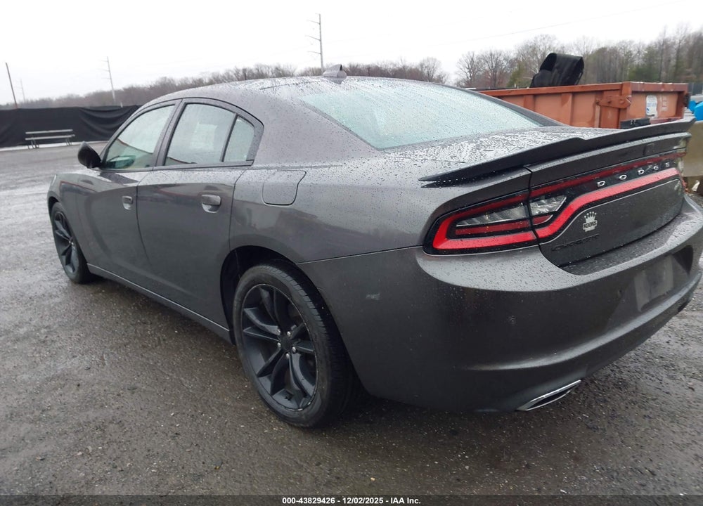 2016 DODGE CHARGER SXT VIN: 2C3CDXHG5GH129860