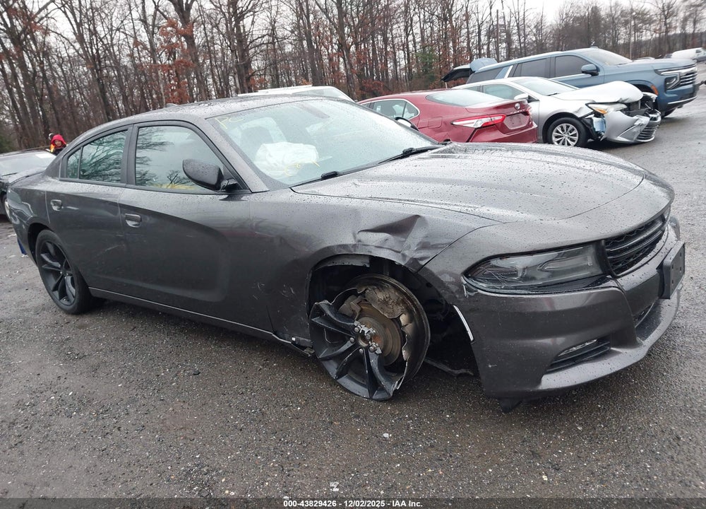 2016 DODGE CHARGER SXT VIN: 2C3CDXHG5GH129860