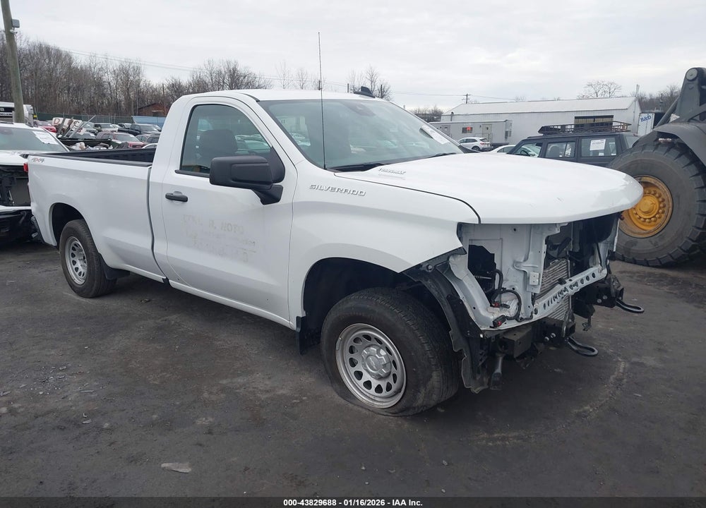 2025 CHEVROLET SILVERADO 1500 4WD  LONG BED WT VIN: 3GCNKAEK1SG232959