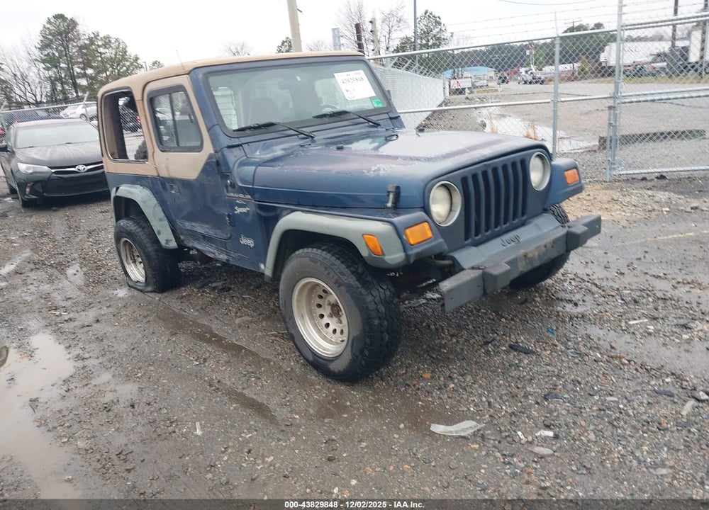 2000 JEEP WRANGLER SPORT VIN: 1J4FA49S9YP719506