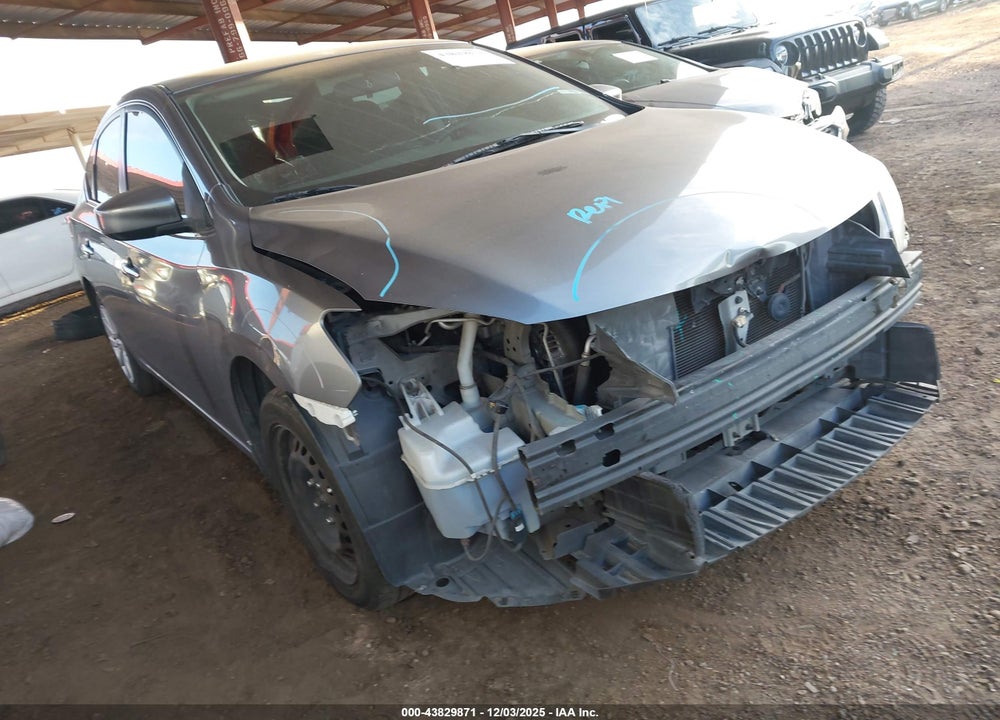 2015 NISSAN SENTRA S VIN: 3N1AB7AP5FY285279