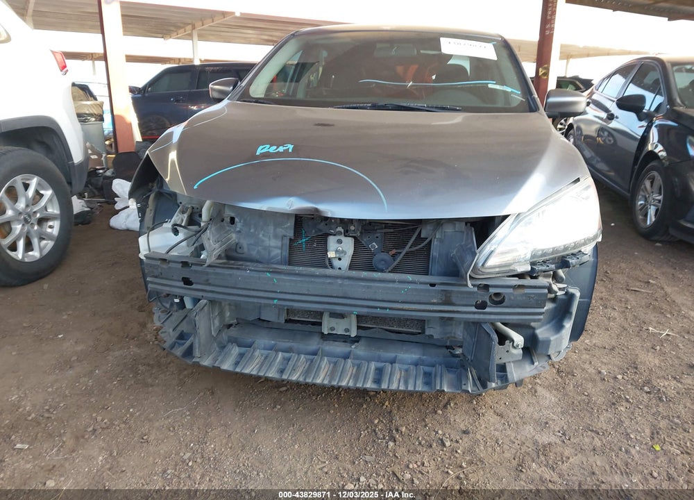 2015 NISSAN SENTRA S VIN: 3N1AB7AP5FY285279