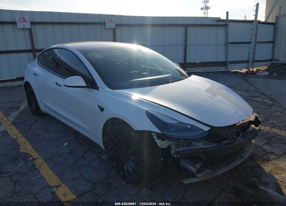 2021 TESLA MODEL 3 PERFORMANCE DUAL MOTOR ALL-WHEEL DRIVE VIN: 5YJ3E1EC5MF050021