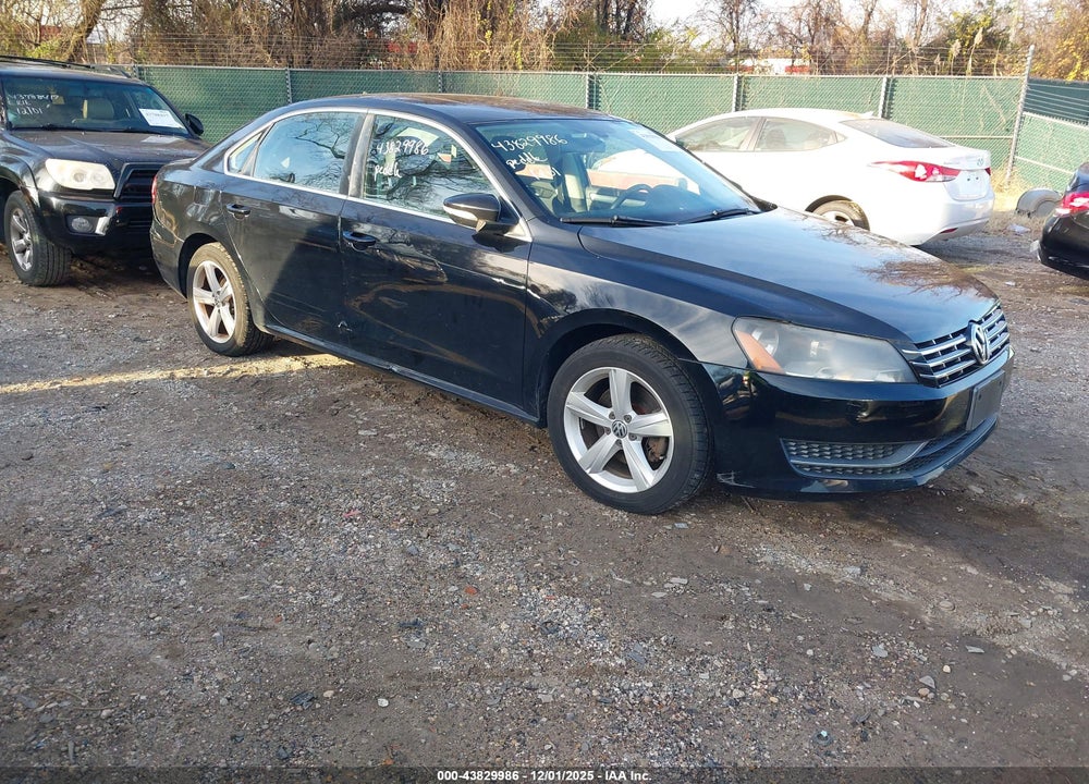 2012 VOLKSWAGEN PASSAT 2.0L TDI SE VIN: 1VWBN7A3XCC069242