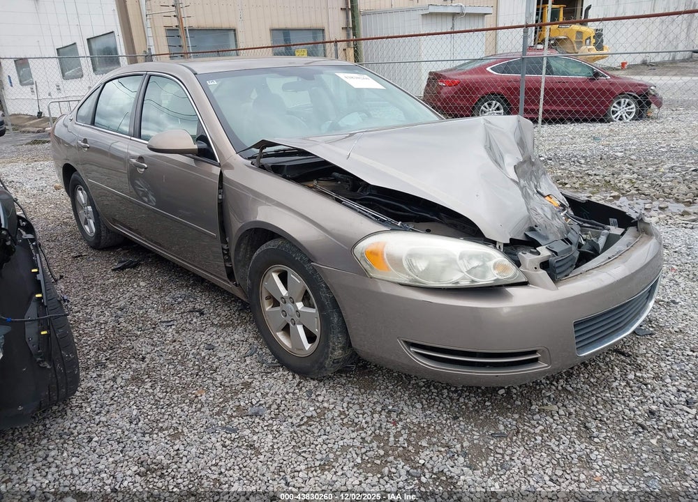 2007 CHEVROLET IMPALA LT VIN: 2G1WT55N779300291