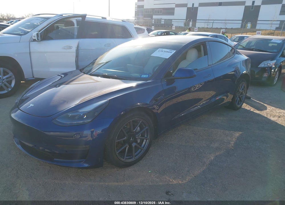 2021 TESLA MODEL 3 STANDARD RANGE PLUS REAR-WHEEL DRIVE VIN: 5YJ3E1EA2MF094461
