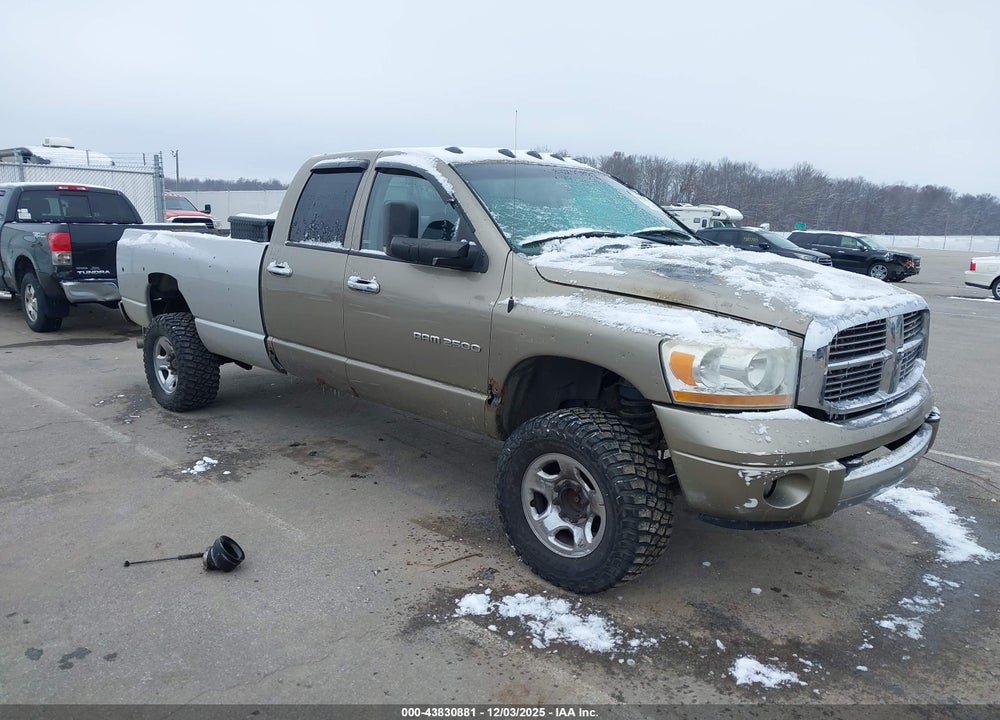 2006 DODGE RAM 2500 LARAMIE VIN: 1D7KS28C66J123601