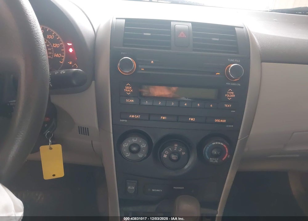 2010 TOYOTA COROLLA LE VIN: 1NXBU4EE1AZ200920