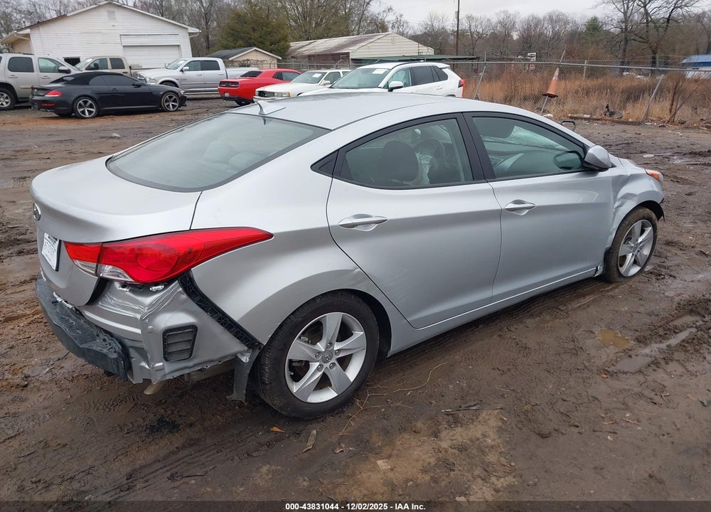 2013 HYUNDAI ELANTRA GLS VIN: 5NPDH4AE4DH289002