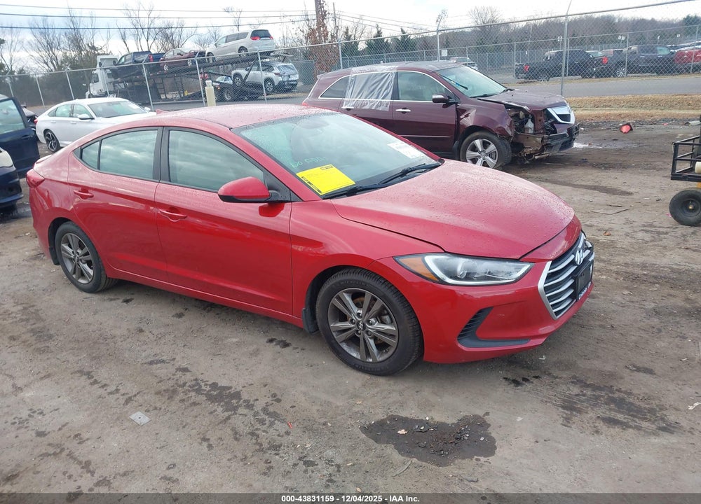 2018 HYUNDAI ELANTRA SEL VIN: 5NPD84LFXJH293668