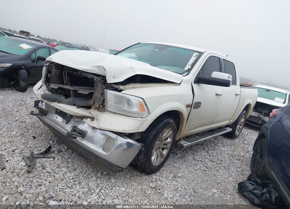 2017 RAM 1500 LONGHORN  4X4 5'7 BOX VIN: 1C6RR7PT1HS522990