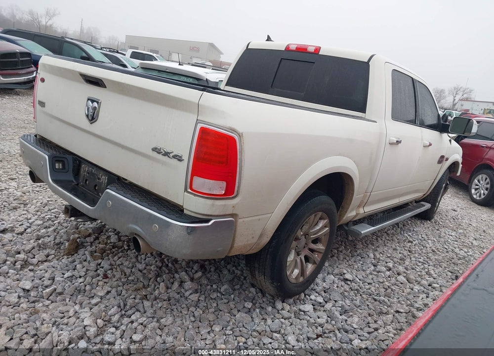 2017 RAM 1500 LONGHORN  4X4 5'7 BOX VIN: 1C6RR7PT1HS522990