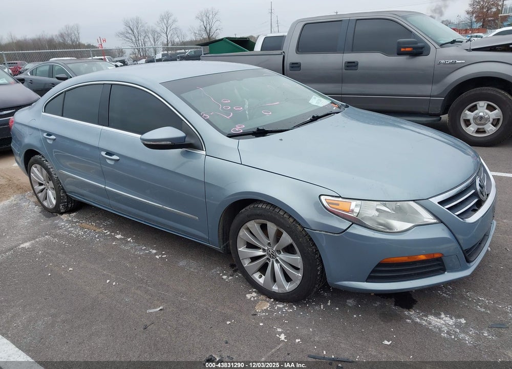 2012 VOLKSWAGEN CC SPORT VIN: WVWMN7AN4CE541873
