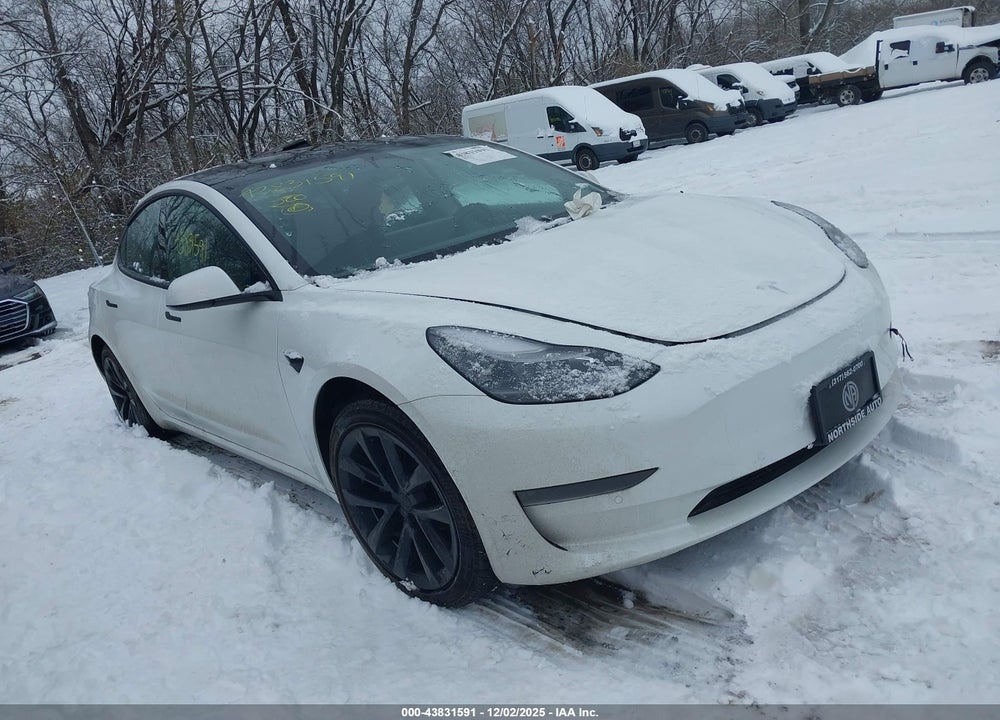 2021 TESLA MODEL 3 STANDARD RANGE PLUS REAR-WHEEL DRIVE VIN: 5YJ3E1EA8MF094612