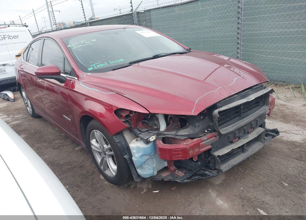2018 FORD FUSION HYBRID SE VIN: 3FA6P0LU4JR267749