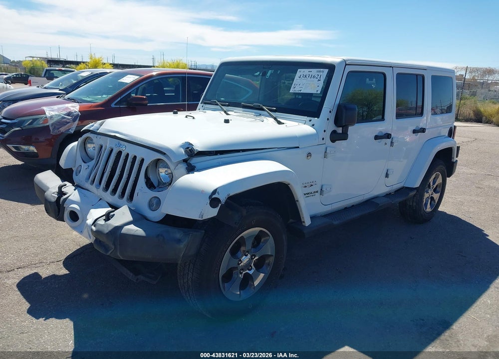 2016 JEEP WRANGLER UNLIMITED SAHARA VIN: 1C4BJWEG6GL251774