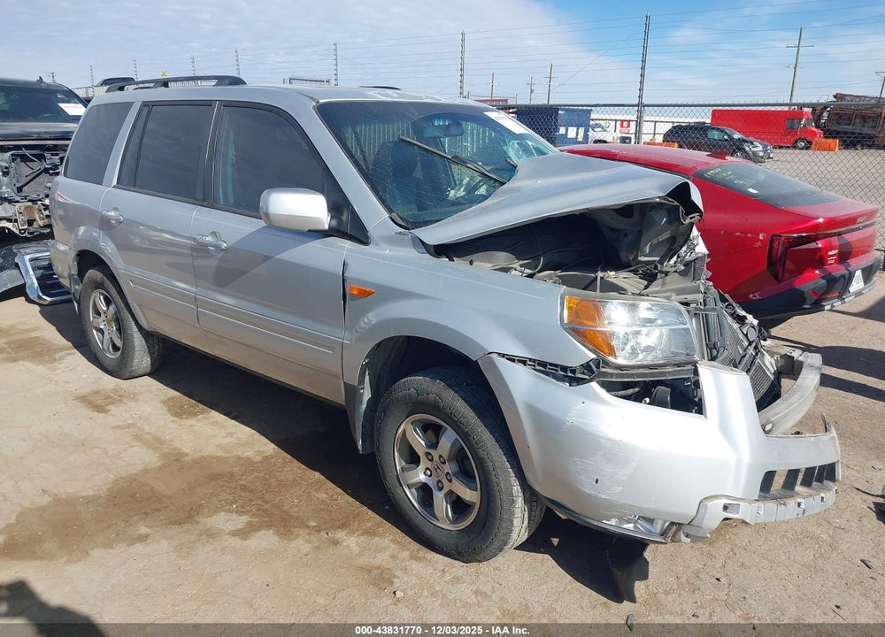 2008 HONDA PILOT EX-L VIN: 5FNYF28758B027755