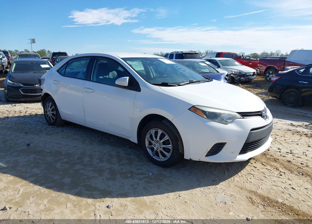 2016 TOYOTA COROLLA L VIN: 2T1BURHE6GC735115