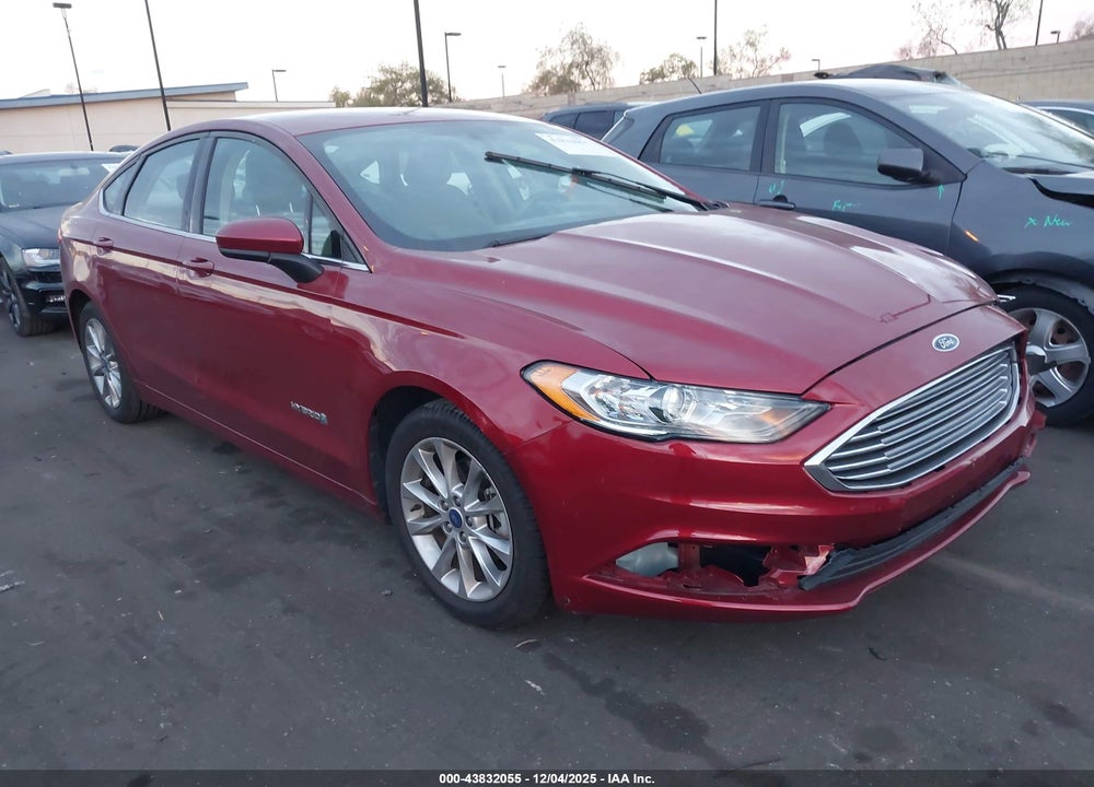 2017 FORD FUSION HYBRID SE VIN: 3FA6P0LU8HR238619