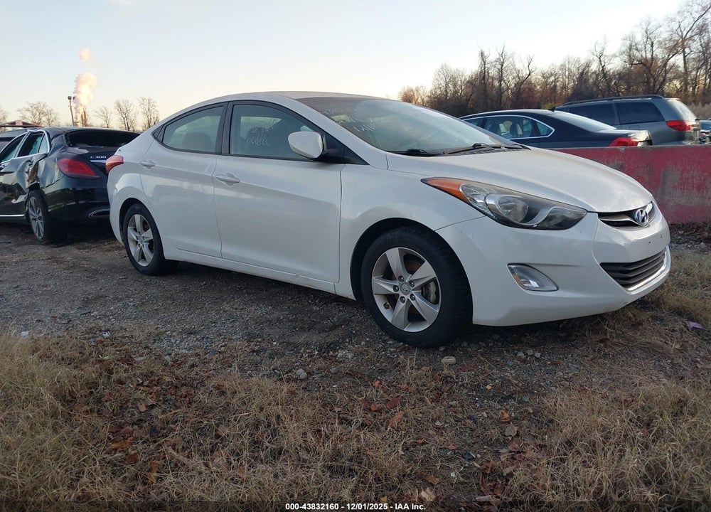 2013 HYUNDAI ELANTRA GLS VIN: 5NPDH4AE3DH386286