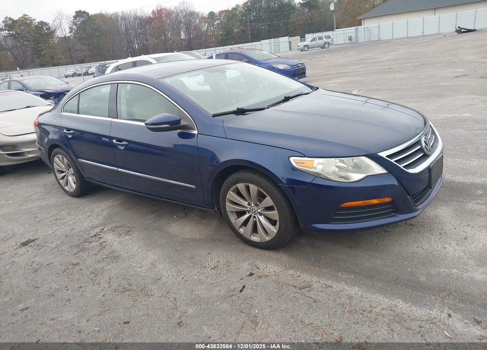 2011 VOLKSWAGEN CC SPORT VIN: WVWMP7AN4BE709004