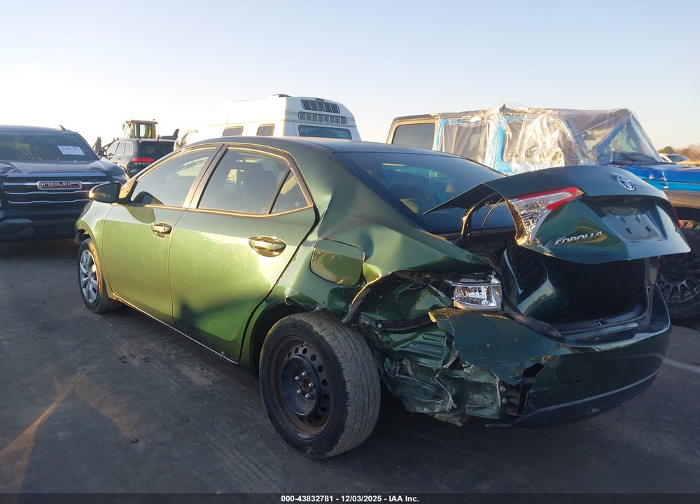 2014 TOYOTA COROLLA LE VIN: 2T1BURHE9EC160733