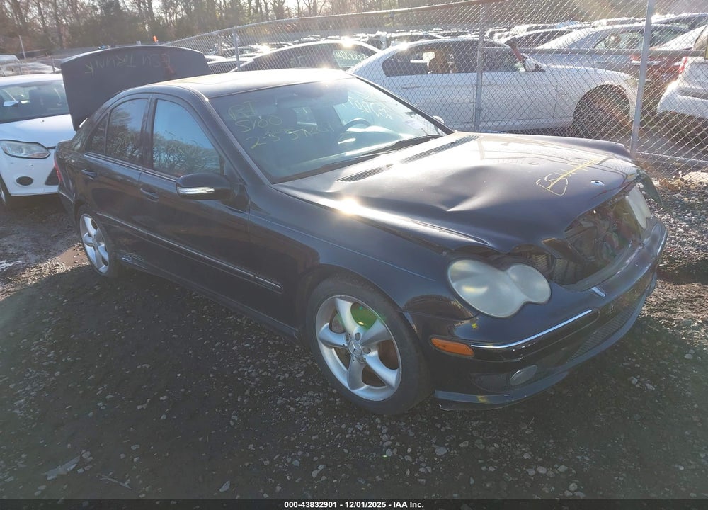2006 MERCEDES-BENZ C 230 SPORT VIN: WDBRF52H36A843486