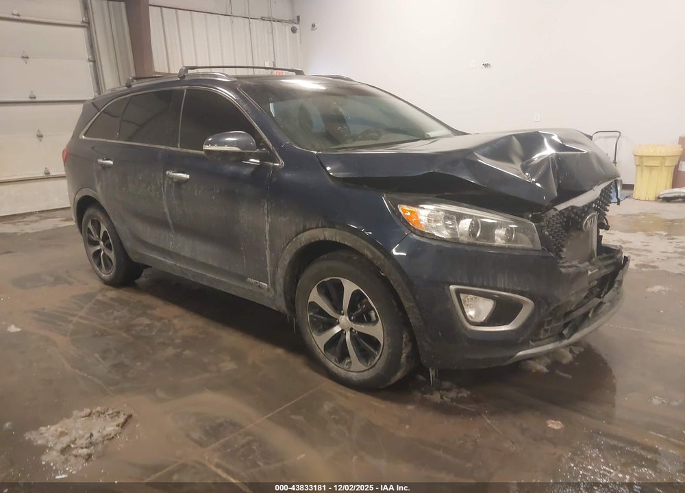 2016 KIA SORENTO 3.3L EX VIN: 5XYPHDA54GG129923