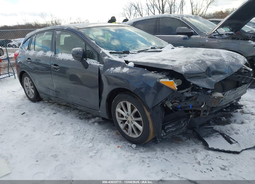 2012 SUBARU IMPREZA 2.0I PREMIUM VIN: JF1GPAB61CH226870