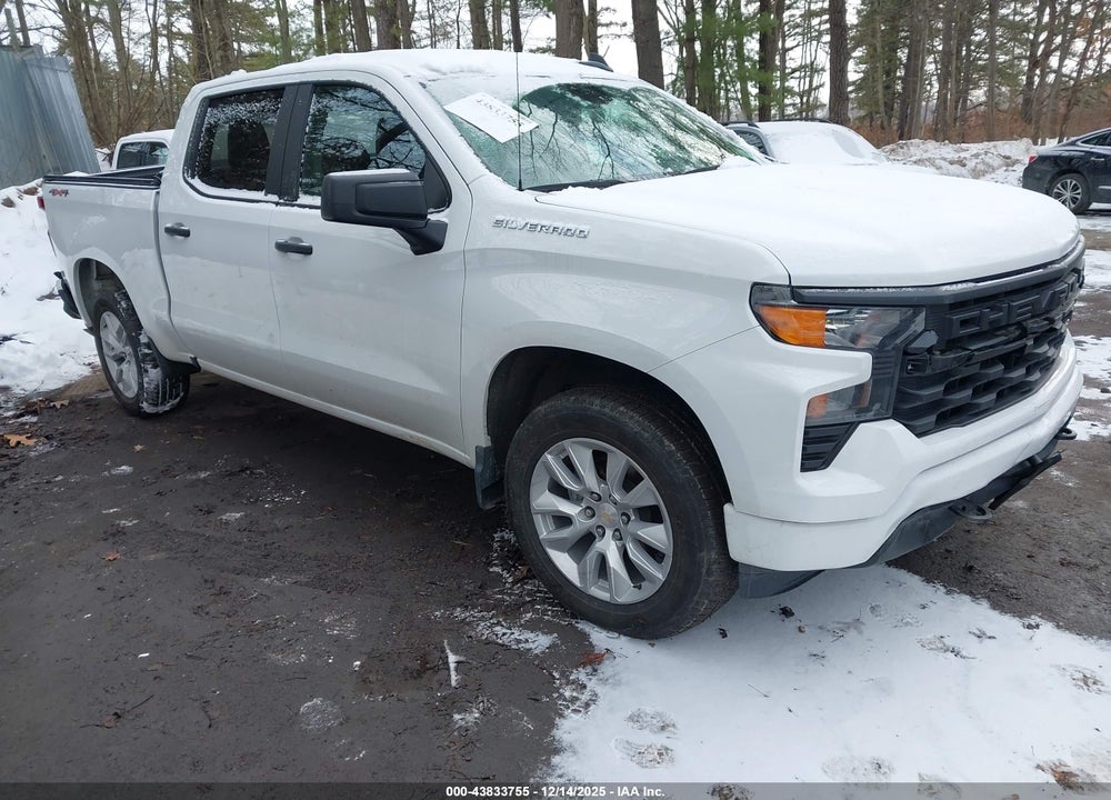 2024 CHEVROLET SILVERADO 1500 4WD  SHORT BED CUSTOM VIN: 1GCPDBEK2RZ168837