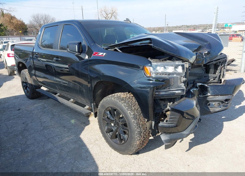2020 CHEVROLET SILVERADO 1500 4WD  SHORT BED RST VIN: 3GCUYEED4LG401912