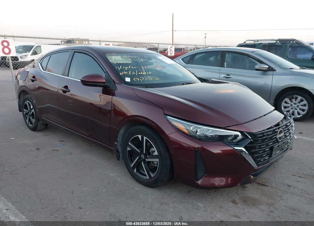 2025 NISSAN SENTRA SV VIN: 3N1AB8CV9SY218373