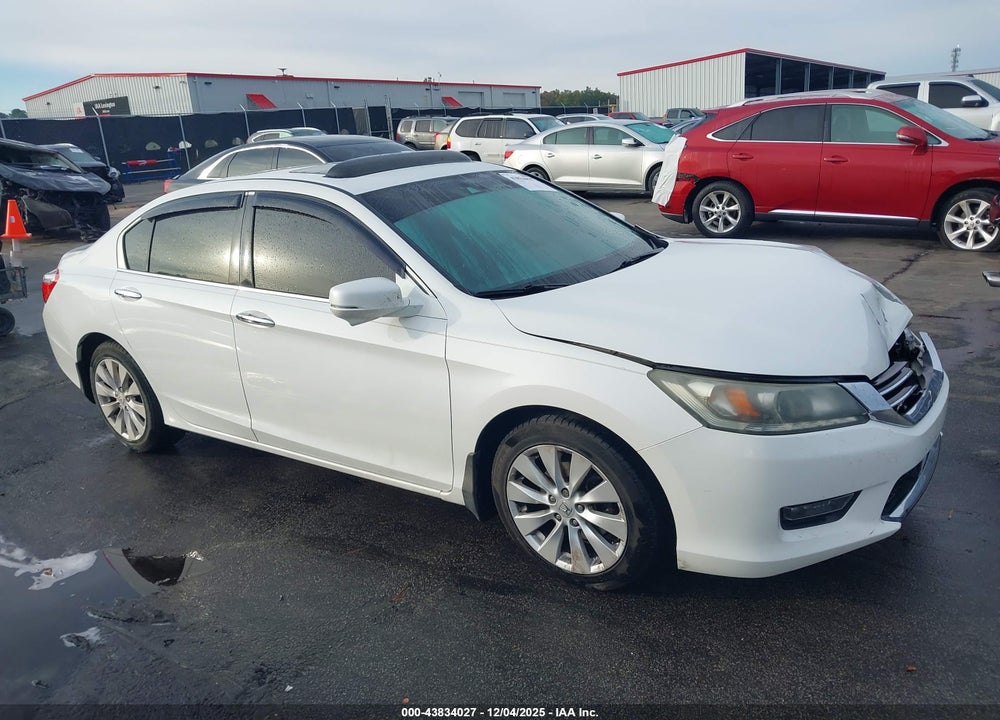 2014 HONDA ACCORD EX-L V-6 VIN: 1HGCR3F80EA008992