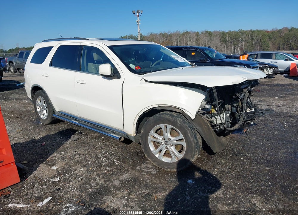 2012 DODGE DURANGO SXT VIN: 1C4RDHAG7CC146775
